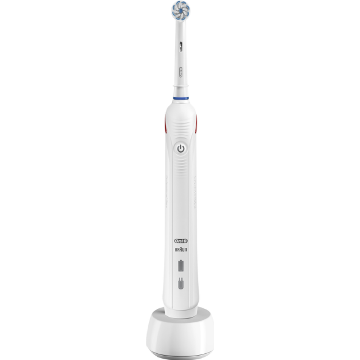 Oral-B Pro 2 2000 white mit Andruckkontrolle, Sensi UltraThin, Timer, für sensible Zähne – Bild 1