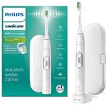 Philips Sonicare Protectiveclean 6100 HX6877/28 White/Silver, Schalltechnologie, 3 Reinigungsprogramme, Inkl. Reiseetui