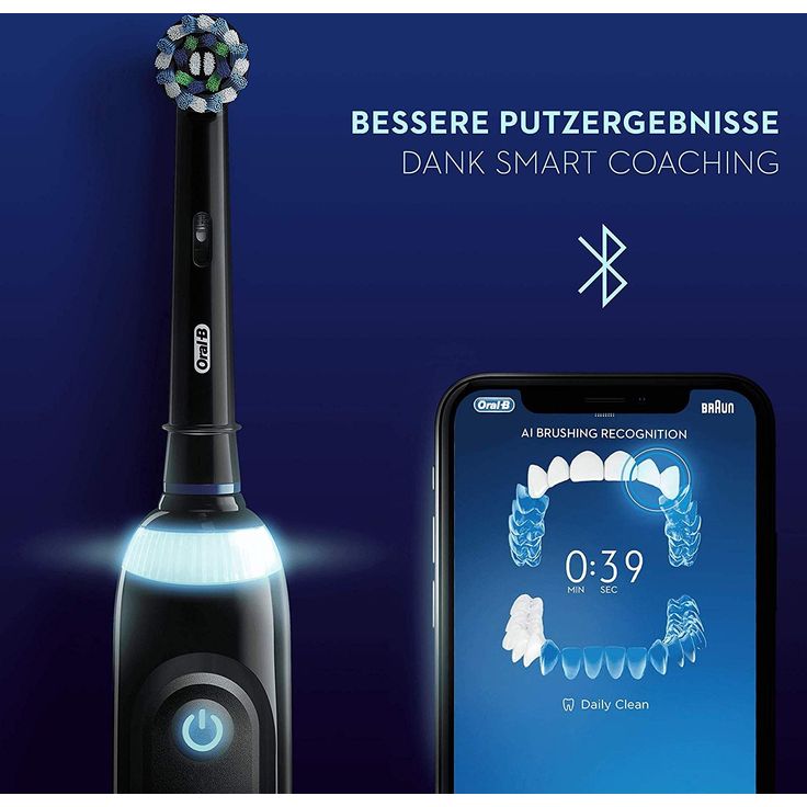Oral-B Genius X 20100S black mit künstlicher Intelligenz, Bluetooth & visueller Andruckkontrolle – Bild 3