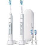 Philips Sonicare ExpertClean HX9611/19 white & 2. Handstück, Schalltechnologie, 3 Reinigungsprogramme, Inkl. Reiseetui