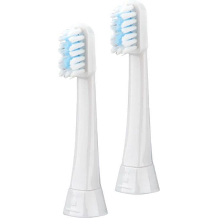 Megasonex M8 Megaset, Ultraschalltechnologie, Set mit Zungenreiniger, Zahnpasta & 3 Aufsteckbürsten soft, 1 Aufsteckbürste medium – Bild 2