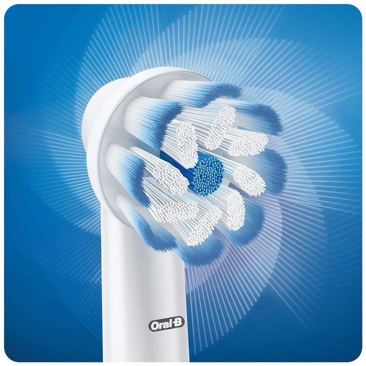 Oral-B Pro 1 200 mit 2-Minuten-Timer & sensitiver Andruckkontrolle, für saubere & gesunde Zähne, weiß – Bild 3