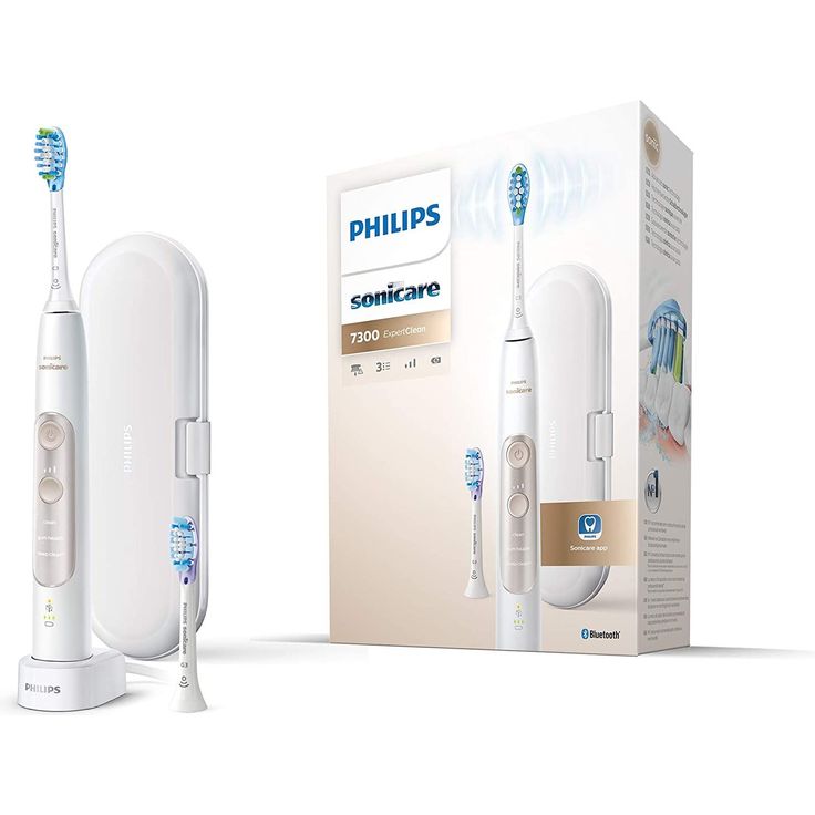Philips Sonicare ExpertClean HX9601/03 gold, Schalltechnologie, 3 Reinigungsprogramme, Inkl. Reiseetui – Bild 2