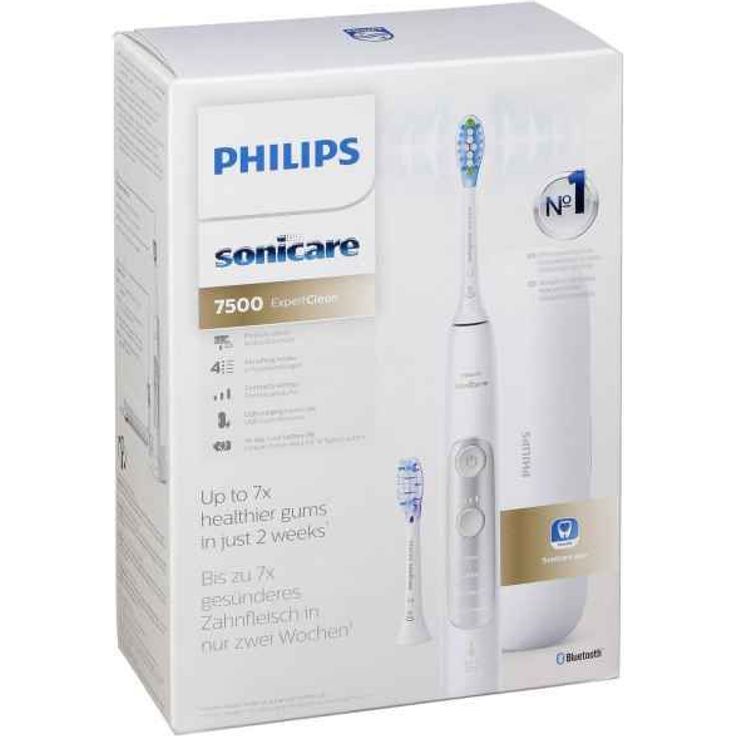 Philips Sonicare ExpertClean HX9691/02, Schalltechnologie, Set mit USB/Ladeetui & 2 Aufsteckbürsten, gold – Bild 2
