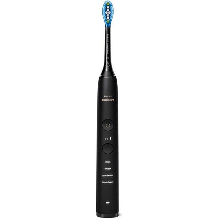Philips Sonicare DiamondClean 9000 Premium HX9913/18, Schalltechnologie & Bluetooth, mit 4 Reinigungsprogrammen und 3 Intensitätsstufen, schwarz – Bild 3