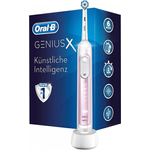 Oral-B Genius X 20000 Blush Pink mit künstlicher Intelligenz, mit Bluetooth und Reiseetui