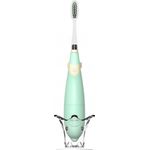 Ailoria Bubble Brush Kinder-Schallzahnbürste mit Musik und LED grün inkl. 2 Bürstenköpfe, blau