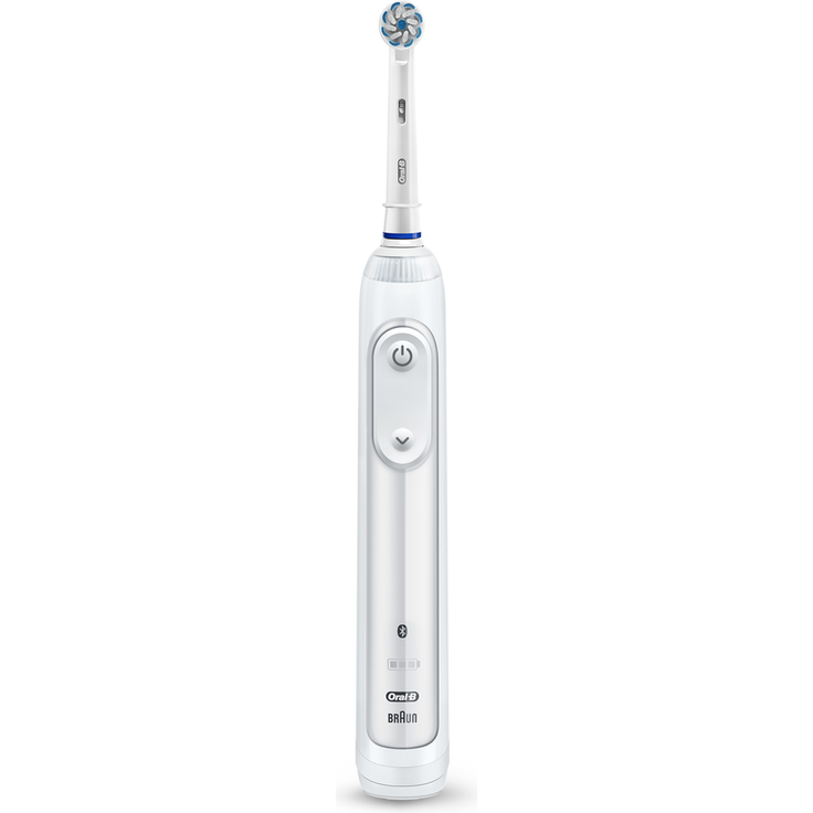 Oral-B Smart Sensitive, speziell für empfindliche Zähne, mit Sensitiv-Programm und visueller Andruckkontrolle, weiß – Bild 1