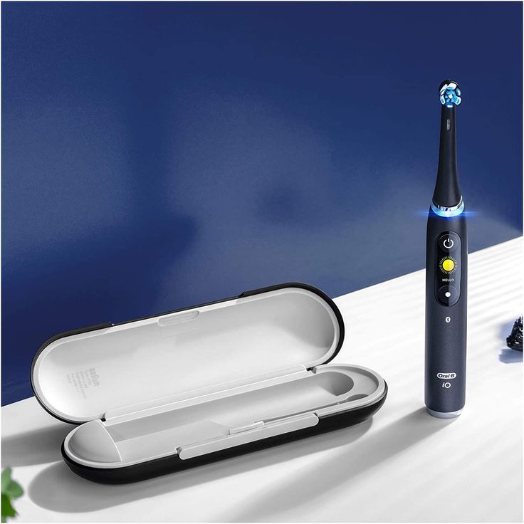 Oral-B iO Series 9N, black onyx, mit intelligenter Andruckkontrolle & Farbdisplay, inkl. 1 Aufsteckbürste, USB-Reiseetui & Mini-Aufbewahrungsbox – Bild 4