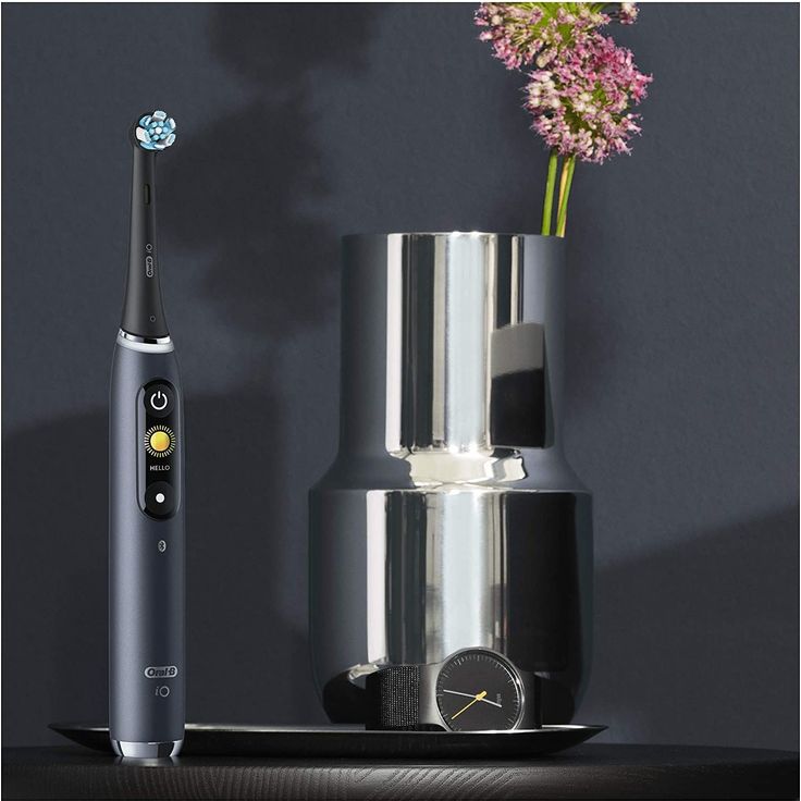 Oral-B iO Series 9N, black onyx, mit intelligenter Andruckkontrolle & Farbdisplay, inkl. 1 Aufsteckbürste, USB-Reiseetui & Mini-Aufbewahrungsbox – Bild 6