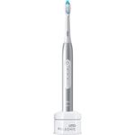 Oral-B Pulsonic Slim Luxe 4000, 2020 Edition, Schallzahnbürste für gesünderes Zahnfleisch, mit Sensitiv-Programm, silber
