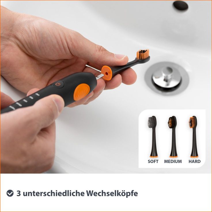 Zahnheld GERO Doppelpack in weiß & schwarz, 2x Schallzahnbürste GERO + 2x PALADIN Lite Reiseetui + 2x Orbimed Pur - Weiß & Schwarz – Bild 5