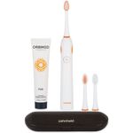 Zahnheld GERO Set Mittel, GERO Schallzahnbürste weiß + Reiseetui + Orbimed Pur Zahnpasta - Weiß