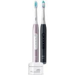Oral-B Pulsonic Slim Luxe 4900, 2020 Edition, Duo Edition in schwarz & rosé, Schallzahnbürsten für gesünderes Zahnfleisch