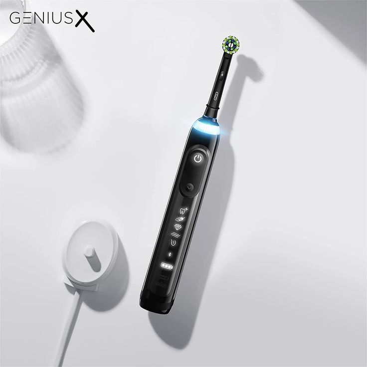 Oral-B Genius X Midnight Black elektrische Zahnbürste mit künstlicher Intelligenz & Bluetooth, schwarz – Bild 4