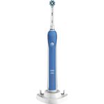Oral-B Pro 2 2800 blau, mit visueller Andruckkontrolle, inklusive Aufsteckbürste