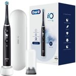 Oral-B iO Series 6N black lava, mit intelligenter Andruckkontrolle & LED-Display, inkl. 1 Aufsteckbürste, Reiseetui & Mini-Aufbewahrungsbox