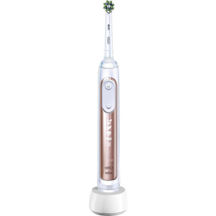 Oral-B Genius X elektrische Zahnbürste mit künstlicher Intelligenz & Bluetooth, roségold – Bild 2