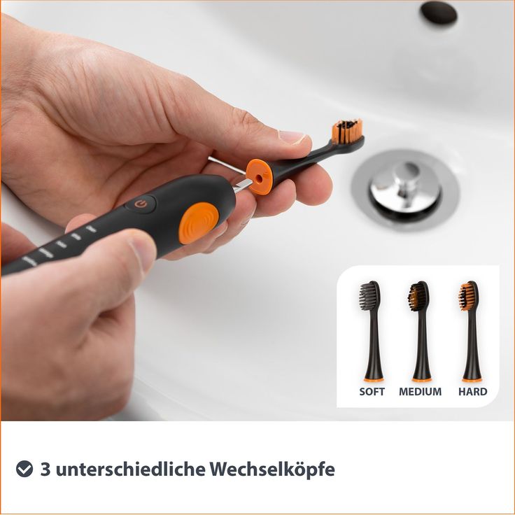 Zahnheld GERO Set Mittel, GERO Schallzahnbürste schwarz + Reiseetui + Orbimed Pur Zahnpasta - Schwarz – Bild 5