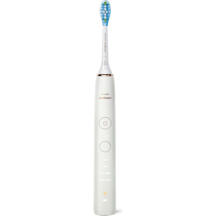 Philips Sonicare DiamondClean 9000 Elektrische Zahnbürste Doppelpack HX9914/55 - 2 Schallzahnbürsten mit 4 Putzprogrammen, Timer & Ladeglas, neue Generation, weißß – Bild 3