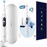 Oral-B iO Series 6 white, mit intelligenter Andruckkontrolle & LED-Display, inkl. 1 Aufsteckbürste, Reiseetui