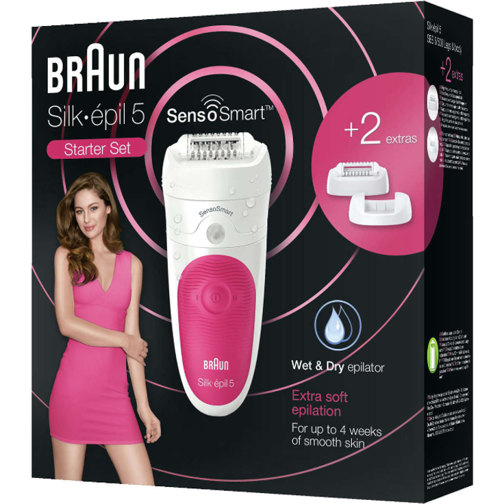 Braun Silk-épil 5-500 Nass- und Trockenanwendung 28 Pinzetten – Bild 3