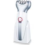Elle by Beurer HLE 50 Epilierer 2-in-1 Trockenanwendung 20 Pinzetten inkl. Peelingaufsatz