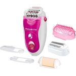 Rowenta EP5660 Epilierer Silence Soft Trockenanwendung Netzbetrieb 24 Pinzetten inkl. 5 Zubehöraufsätze