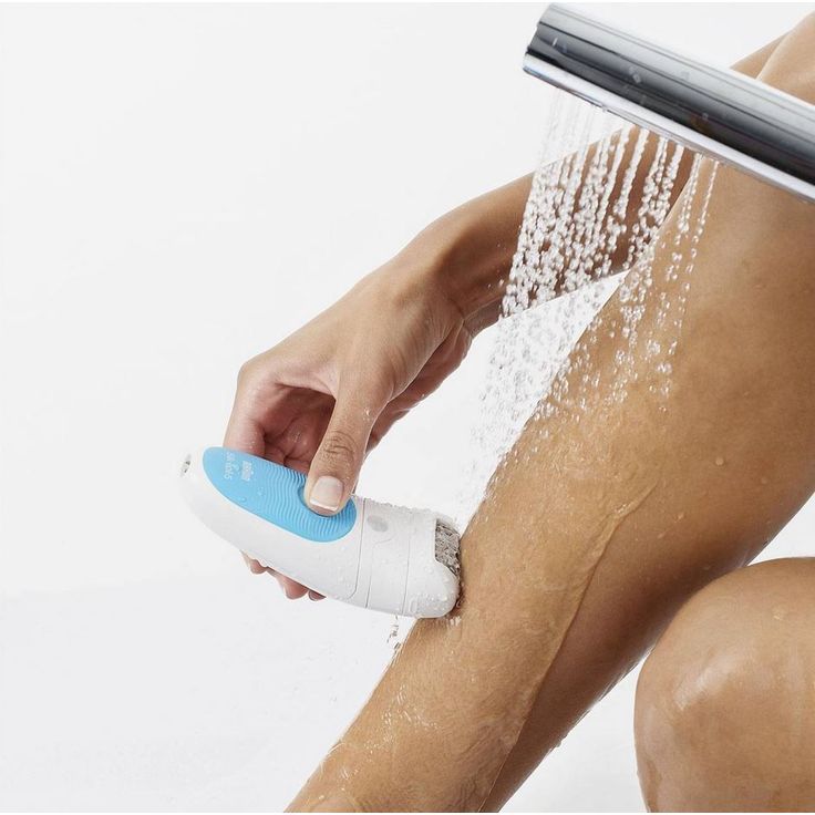 Braun Silk-épil 5 Wet & Dry Nass- und Trockenanwendung inkl. Hautkontakt-Aufsatz weiß/blau – Bild 6