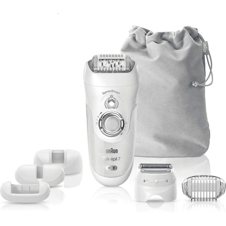 Braun Silk-épil 7-880 SensoSmart Nass- und Trockenanwendung inkl. 5 Aufsätze und Aufbewahrungstasche