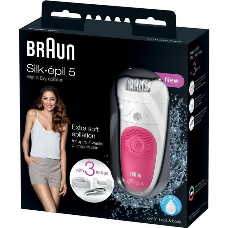 Braun Silk-épil 5 5-531 Wet & Dry inkl. beleuchteter Pinzette – Bild 2