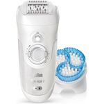 Braun Silk-épil 7-921e SkinSpa Nass- und Trockenanwendung 40 Minuten Betriebsdauer 40 Pinzetten inkl. Peelingbürstenkopf