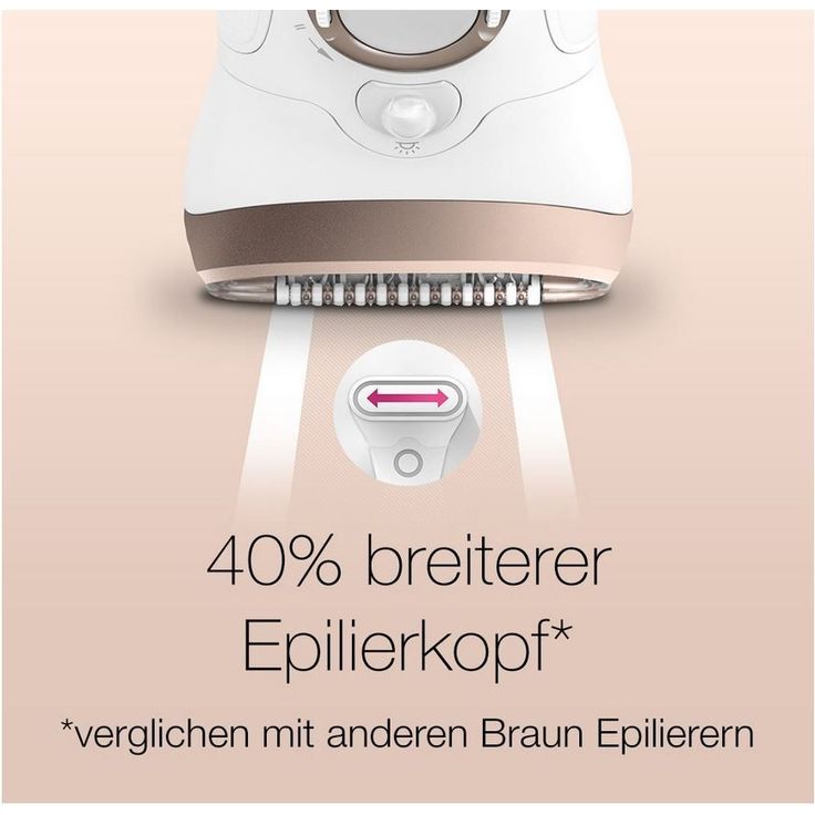 Braun Silk-épil 9 SkinSpa Epilierer 9-969v, Wet und Dry, mit 12 Extras, inkl. Tiefenmassage-Pad, Aufsatz für sensible Bereiche und Gesichtsreinigungsbürste, weiß – Bild 8