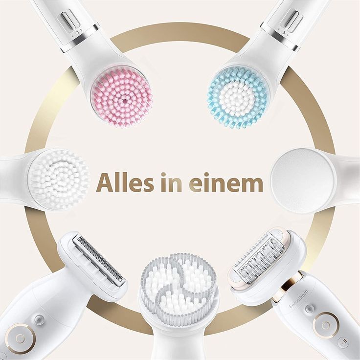 Braun Silk-épil 9 Flex 9100 Beauty-Set Epilierer mit flexiblem Kopf für eine einfachere Haarentfernung, mit Aufsatz für sensible Bereiche weiß/gold – Bild 4