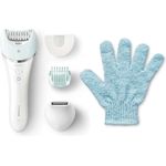 Philips Satinelle Advanced BRE611-00 Wet&Dry Epilierer, 5.4 W, 2 Geschwindigkeiten, Blau, Weiß
