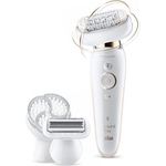 Braun Silk-épil 9 Flex SES9030 Epilierer Senso Smart Nass- und Trockenanwendung mit 7 Extras