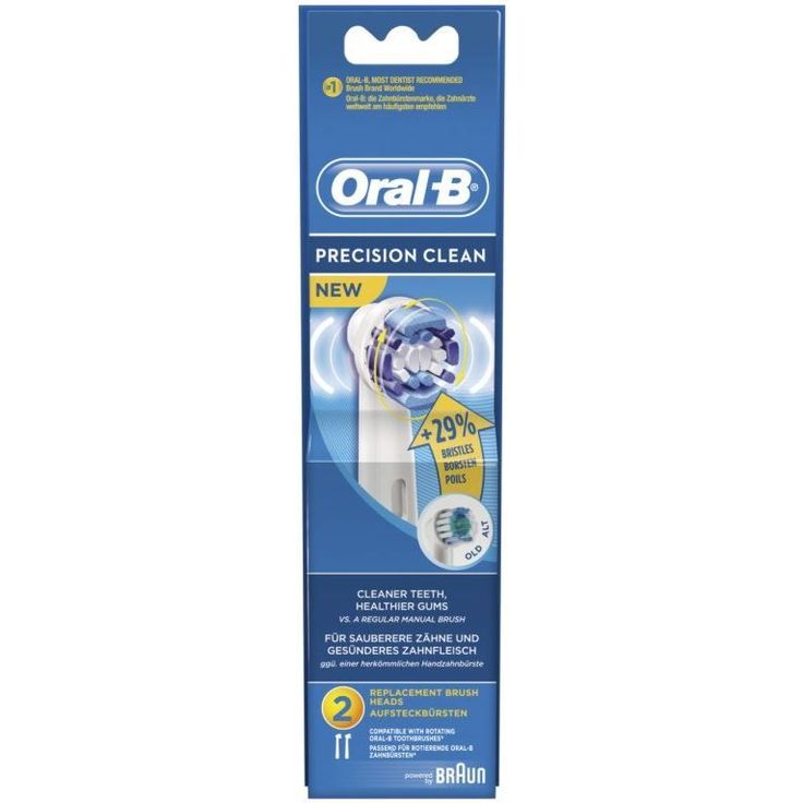 Oral-B Precision Clean 2er-Pack Aufsteckbürsten für elektrische Zahnbürste – Bild 3