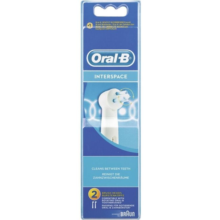 Oral-B Interspace Aufsteckbürsten, 2er-Pack, zur gründlichen Zahnzwischenraumreinigung – Bild 2