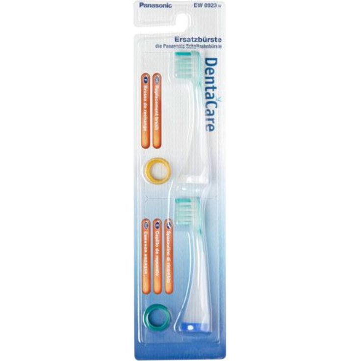 Panasonic EW0923 universelle Größe, Schalltechnologie, 2er-Pack, für saubere & gesunde Zähne – Bild 2