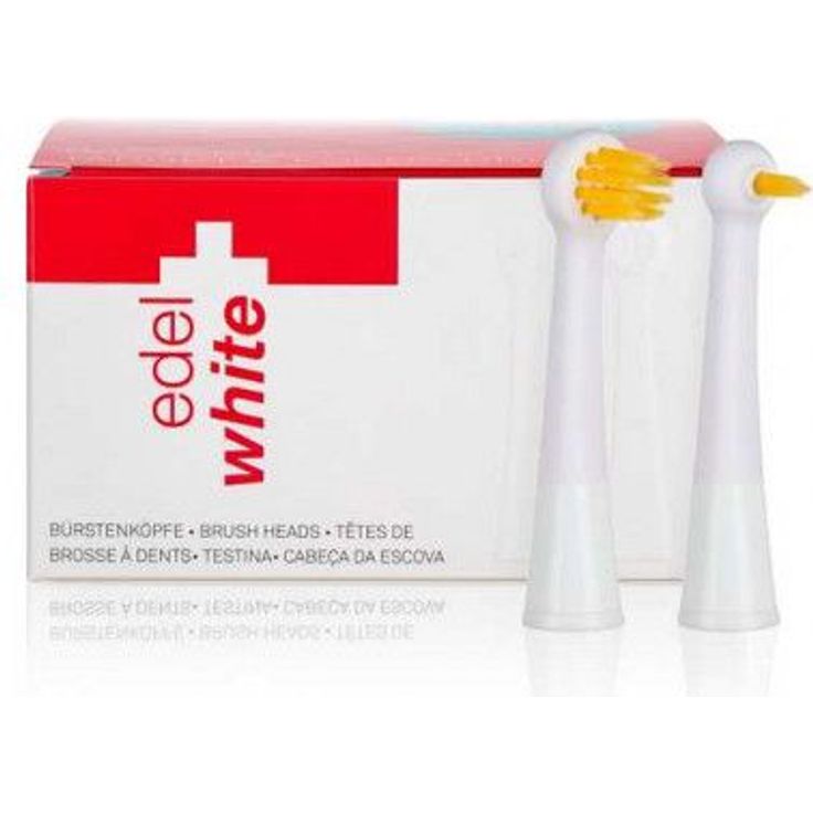 Edel&White Bacterio Target & Focus Brush 2er-Pack, für saubere und gesunde Zähne