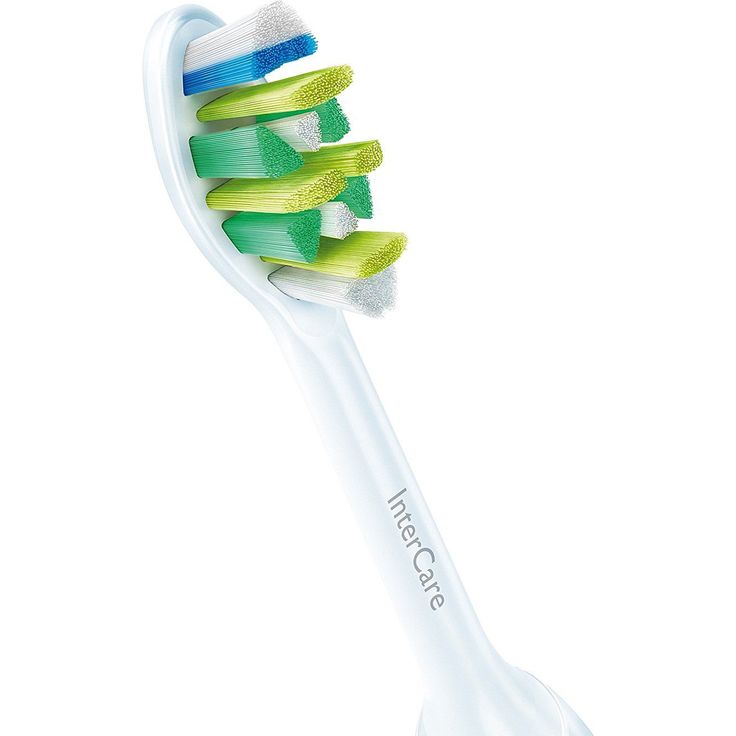 Philips Sonicare HX9002/10 Aufsteckbürste InterCare bessere Zahnzwischenraumreinigung, 2er-Pack – Bild 3