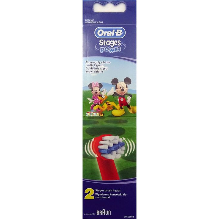 Oral-B Stages Power Aufsteckbürsten 2er-Pack, verschiedene Ausführungen Auswahl zufällig