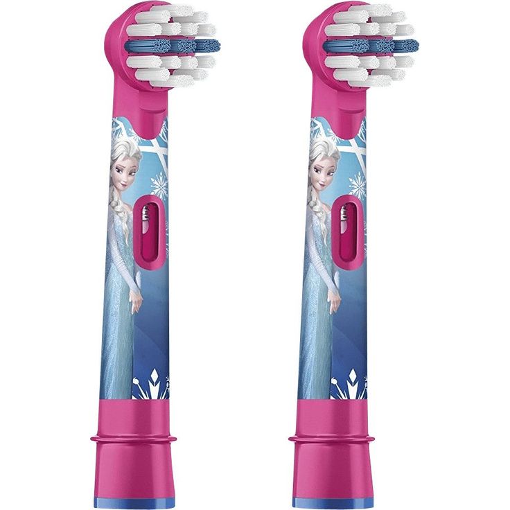 Oral-B Stages Power Aufsteckbürsten Frozen für elektrische Kinderzahnbürsten, 2 Stück – Bild 1