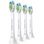 Philips Sonicare HX6064/10 Optimal White, 2x weniger Verfärbungen für weißere Zähne, 4er-Pack