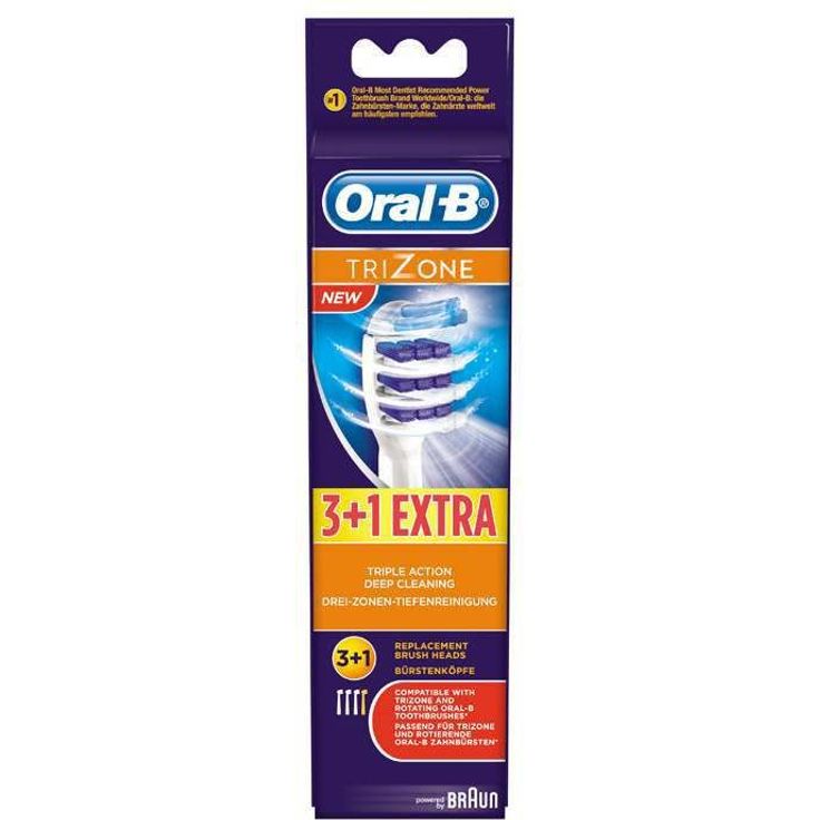 Oral-B TriZone Aufsteckbürsten, 4 Stück – Bild 2