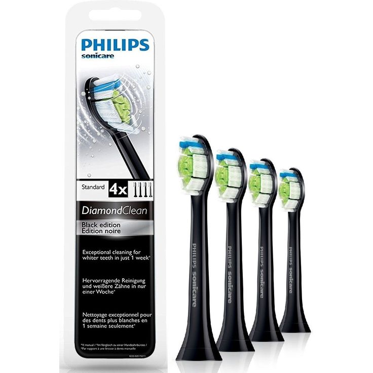 Philips Sonicare HX6064/33 DiamondClean gegen Plaque black 4er-Pack – Bild 3