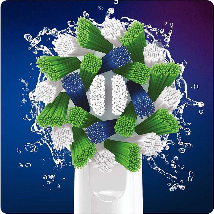 Oral-B CrossAction CleanMaximiser mit Indikatorborsten, 3er-Pack, weiß – Bild 3