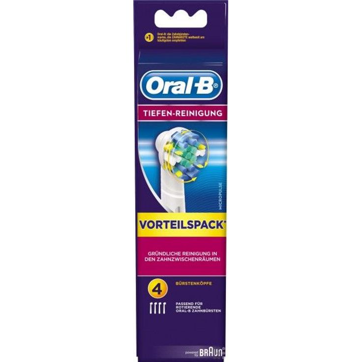 Oral-B Tiefenreinigung Aufsteckbürsten, für eine überlegene Tiefenreinigung in den Zahnzwischenräumen, 3er Pack