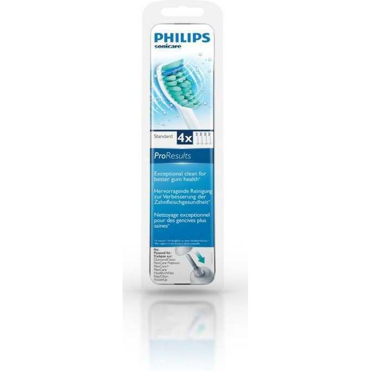 Philips Sonicare HX6014/07 ProResults 4er-Pack, Schalltechnologie, tiefengründliche Reinigung – Bild 3