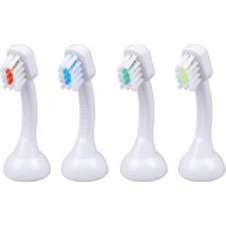 Emmi-dent K4 für Metallic & Professional Kinder 4er-Pack, schonende Zahnreinigung